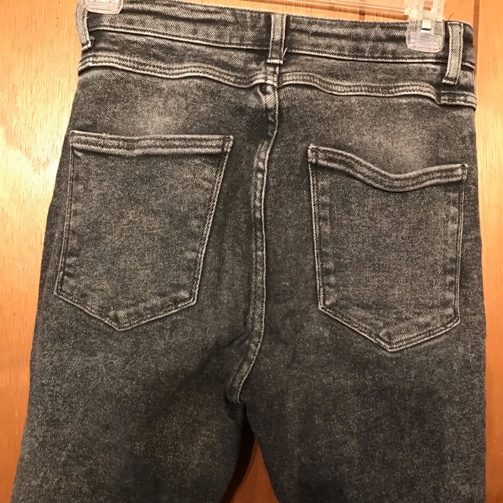Zara 80s high waisted denim jeans